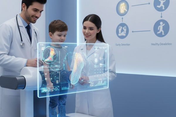 اسکن کف پای کودک